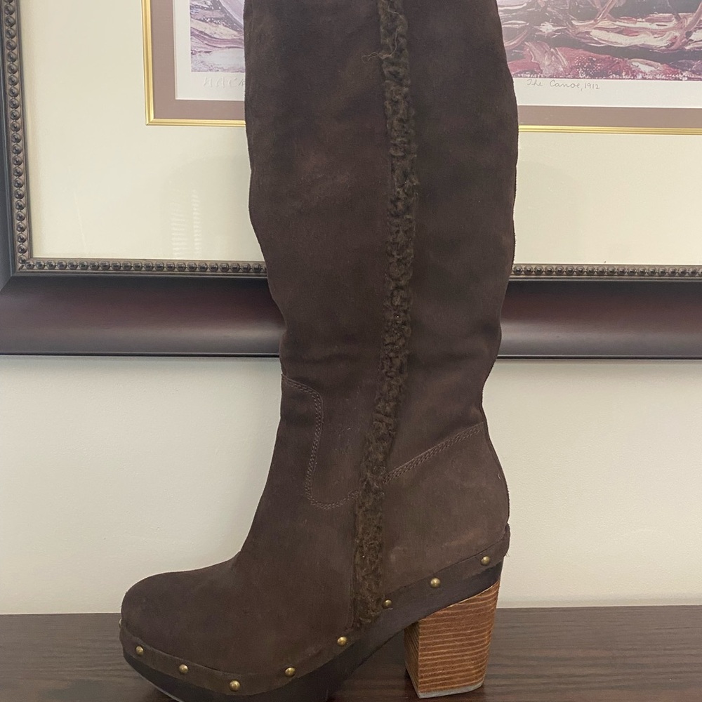 Denim & Supply Ralph Lauren Dark Brown Heeled Boots